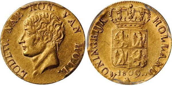 1 Ducat Royaume de Hollande (1806 - 1810) Or 