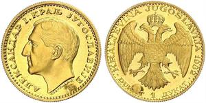 1 Ducat Royaume de Yougoslavie (1918-1943) Or Alexander I of Yugoslavia (1888 - 1934)