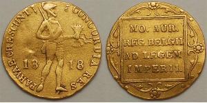 1 Ducat Royaume des Pays-Bas (1815 - ) Or 