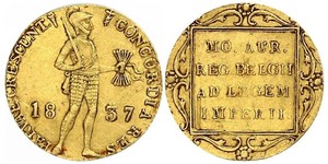 1 Ducat Royaume des Pays-Bas (1815 - ) Or 