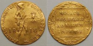 1 Ducat Royaume des Pays-Bas (1815 - ) Or 