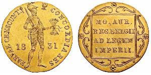 1 Ducat Royaume des Pays-Bas (1815 - ) Or 