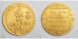 1 Ducat Royaume des Pays-Bas (1815 - ) Or 