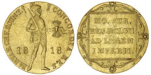 1 Ducat Royaume des Pays-Bas (1815 - ) Or 