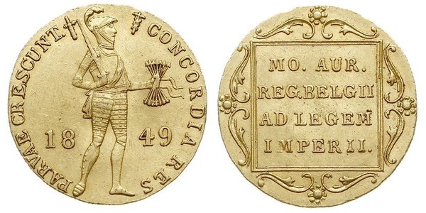 1 Ducat Royaume des Pays-Bas (1815 - ) Or 