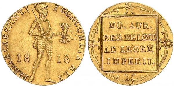 1 Ducat Royaume des Pays-Bas (1815 - ) Or 