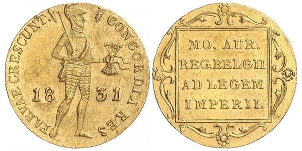 1 Ducat Royaume des Pays-Bas (1815 - ) Or 