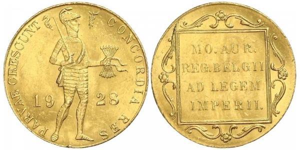 1 Ducat Royaume des Pays-Bas (1815 - ) Or 