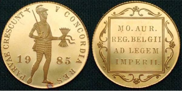 1 Ducat Royaume des Pays-Bas (1815 - ) Or 