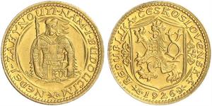 1 Ducat Tchécoslovaquie  (1918-1992) Or 