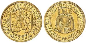 1 Ducat Tchécoslovaquie  (1918-1992) Or 