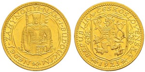 1 Ducat Tchécoslovaquie  (1918-1992) Or 