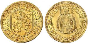 1 Ducat Tchécoslovaquie  (1918-1992) Or 