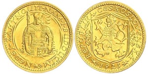 1 Ducat Tchécoslovaquie  (1918-1992) Or 