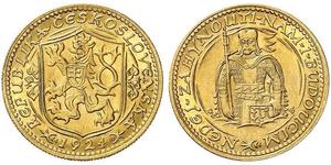 1 Ducat Tchécoslovaquie  (1918-1992) Or 