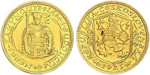 1 Ducat Tchécoslovaquie  (1918-1992) Or 