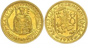 1 Ducat Tchécoslovaquie  (1918-1992) Or 