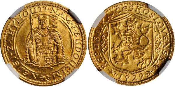 1 Ducat Tchécoslovaquie  (1918-1992) Or 