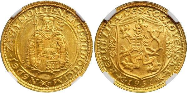 1 Ducat Tchécoslovaquie  (1918-1992) Or 