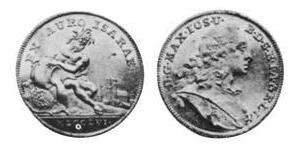 1 Ducat Électorat de Bavière (1623 - 1806) Or Maximilien III Joseph de Bavière(1727 – 1777)
