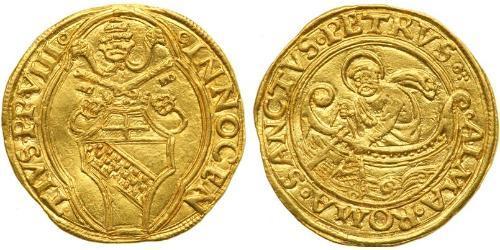 1 Ducat États pontificaux (752-1870) Or Innocent VIII (1432 -1492)