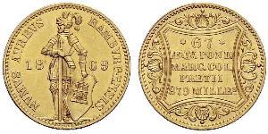 1 Ducat Amburgo Oro 