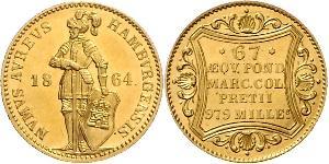 1 Ducat Amburgo Oro 