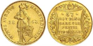 1 Ducat Amburgo Oro 