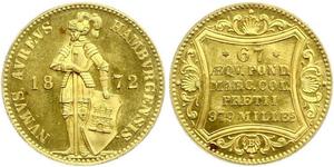 1 Ducat Amburgo Oro 