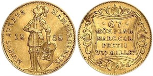 1 Ducat Amburgo Oro 