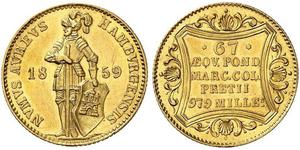 1 Ducat Amburgo Oro 