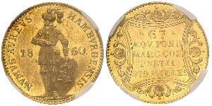 1 Ducat Amburgo Oro 