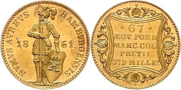 1 Ducat Amburgo Oro 