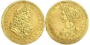 1 Ducat Augsburgo (1276 - 1803) Oro Leopoldo I de Habsburgo(1640-1705)