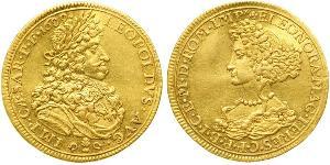 1 Ducat Augusta (Germania) (1276 - 1803) Oro Leopoldo I d