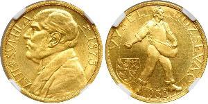 1 Ducat Cecoslovacchia  (1918-1992) Oro Antonin Svehla  (1873- 1933)