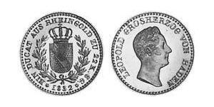 1 Ducat Gran Ducado de Baden (1806-1918) Oro Leopoldo I de Baden(1790 – 1852)