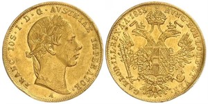 1 Ducat Habsburg Empire (1526-1804) Oro Franz Joseph I (1830 - 1916)