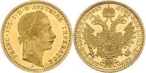 1 Ducat Habsburg Empire (1526-1804) Oro Franz Joseph I (1830 - 1916)