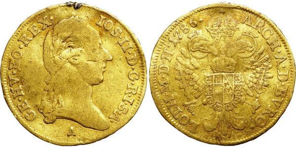 1 Ducat Habsburg Empire (1526-1804) Oro Joseph II, Holy Roman Emperor  (1741 - 1790)