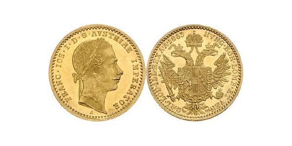1 Ducat Habsburg Empire (1526-1804) Oro Franz Joseph I (1830 - 1916)