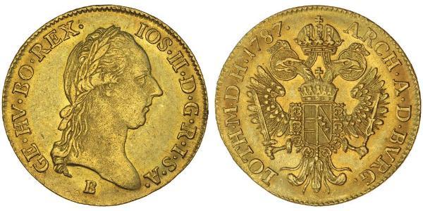 1 Ducat Habsburg Empire (1526-1804) Oro Joseph II, Holy Roman Emperor  (1741 - 1790)