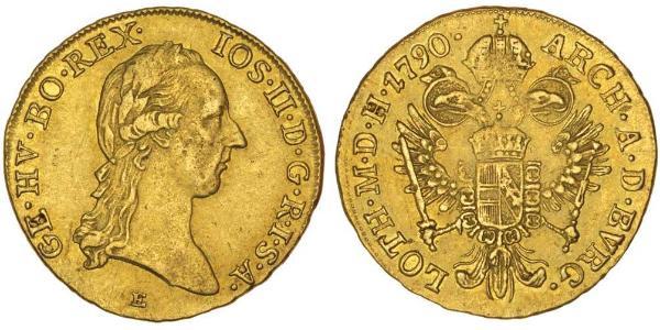 1 Ducat Habsburg Empire (1526-1804) Oro Joseph II, Holy Roman Emperor  (1741 - 1790)