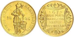 1 Ducat Hamburgo Oro 