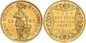 1 Ducat Hamburgo Oro 