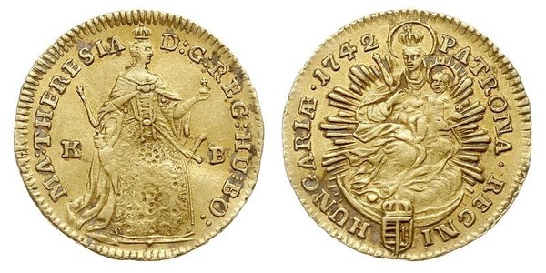 1 Ducat Hungría Oro Maria Theresa of Austria (1717 - 1780)