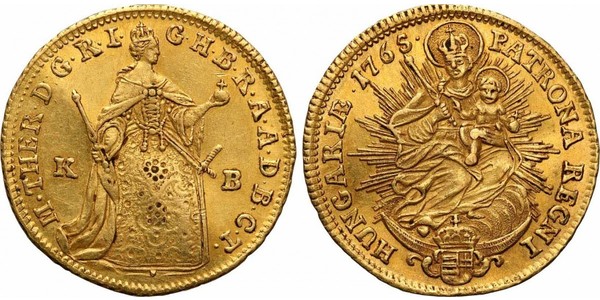 1 Ducat Hungría Oro Maria Theresa of Austria (1717 - 1780)