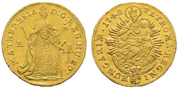 1 Ducat Hungría Oro Maria Theresa of Austria (1717 - 1780)