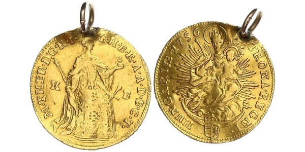 1 Ducat Hungría Oro Maria Theresa of Austria (1717 - 1780)