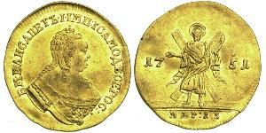 1 Ducat Imperio ruso (1720-1917) Oro Isabel I (1709-1762)
